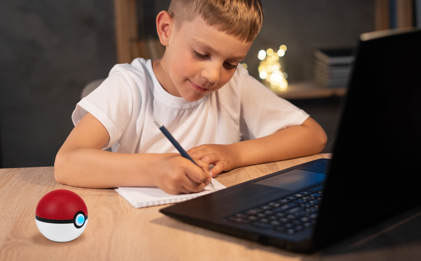 Pokemon Pokeball Bluetooth Speaker, Wireless Speaker with Rechargeable Battery
