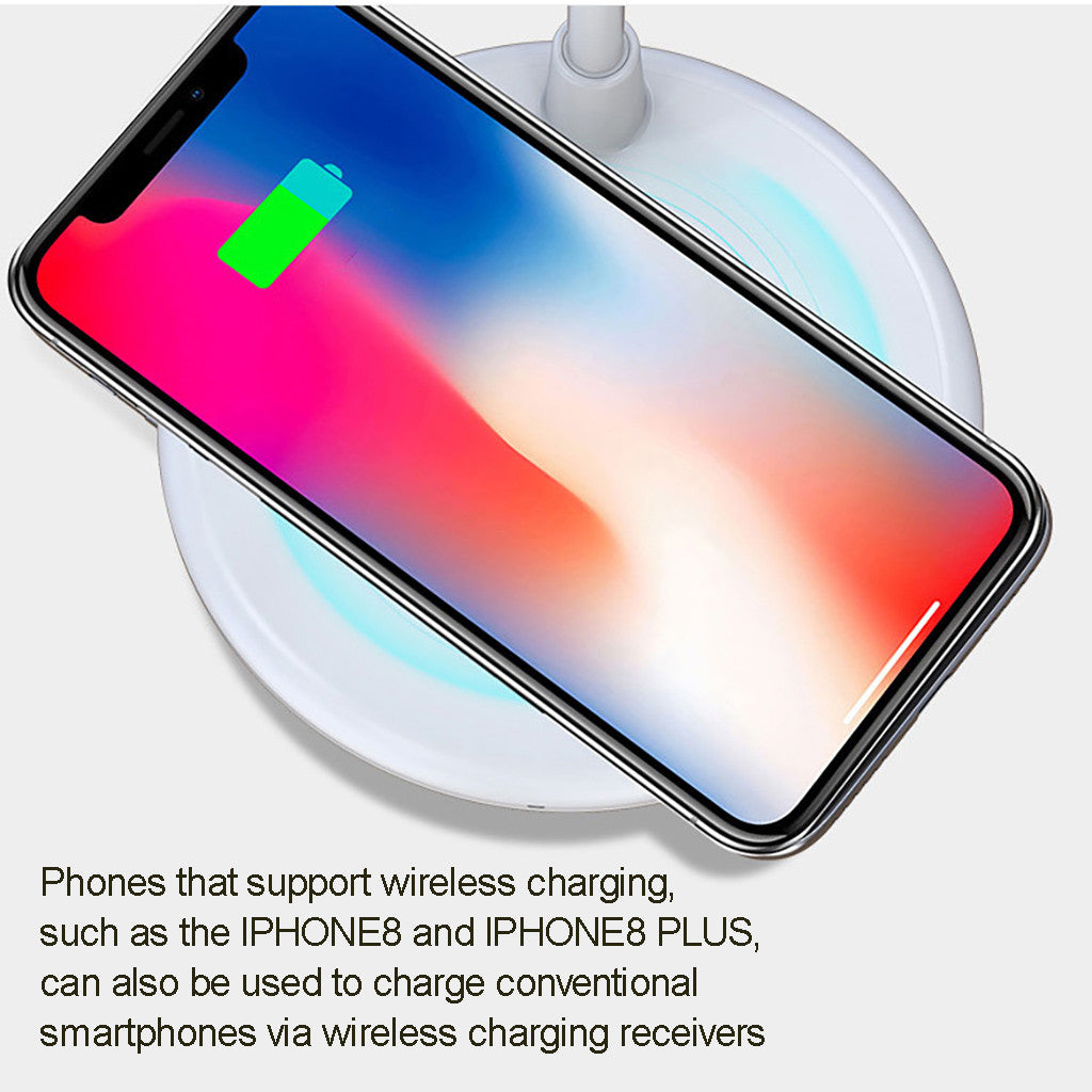 Three-In-One Night Light Wireless Speaker Charger Light